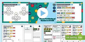 Year 4 Diving into Mastery: Step 7 Flexible Partitioning of Numbers to 10 000 Teaching Pack