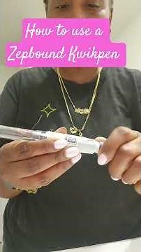 How to Use a Zepbound Kwikpen Safely #glp1 #tirzepatide #injection #shorts