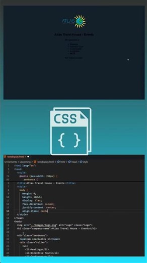 Smooth Rolling Text Animation Using HTML & CSS 🔥| #shorts #htmlcss