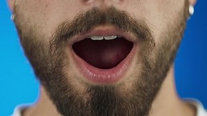 Close-up Young Male Yelling Bearded Young Stock Footage Video (100% Royalty-free) 1057691632 | Shutterstock