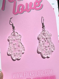Bubbles on Bubbles Bubble Boy Acrylic Earrings - Etsy