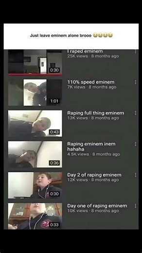 kid is "rapping" eminem