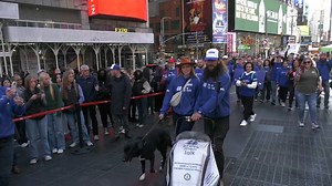 Man completes cross-country barefoot walk for mental health awareness