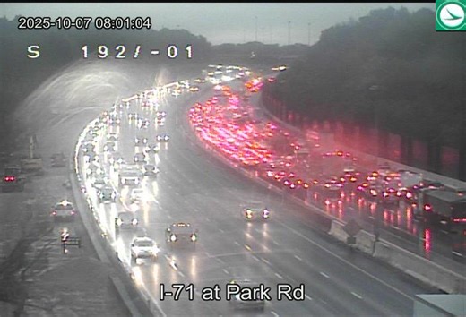 Interstate 71 reopens after multiple crashes close Columbus highways during rainy morning commute