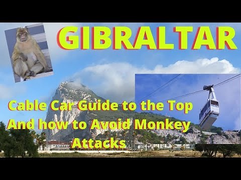 Gibraltar Cable Car to the Top of the Rock, How to do it and Review with Monkey Attack