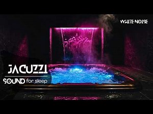 Warm Waterfall Hot Tub ASMR for Relaxation | Gentle Bubbling Water & Calm Evenings