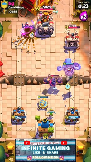 Road to 11K Trophies | Clone Deck vs Mega Knight #ClashRoyale #TrophyRoad #ClonePush #GiantSkeleton