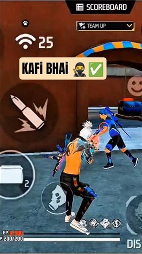 KAFi BHAi for me 🥷 #freefire #foryou #impossiblelyrics #freefiremaxkivabedownloadkorbo #foryou ✅✅44✅