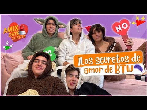 LUKAS, HAROLD, TRISTAN, SEBAS AND ALAN FROM BTW TELL US ALL THEIR LOVE SECRETS ❤️😍