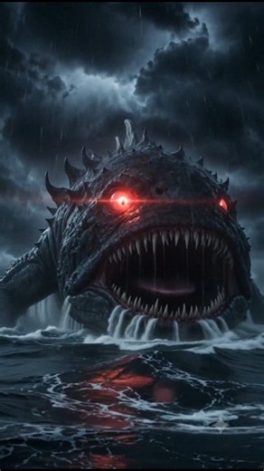 The Beast From The Deep 🌊🐲#SeaMonster #MonsterAttack #DeepOcean 😱