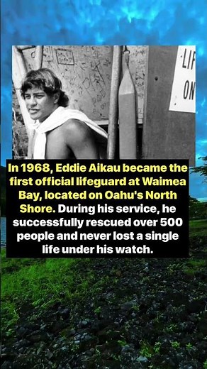 Lifeguard Legend! Eddie Aikau