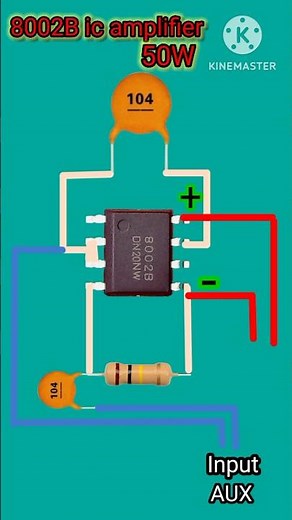 8002B IC amplifier circuit diagram #shorts #electronic
