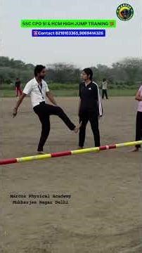 Delhi Police Hcm & Cpo Si High Jump Traning Girls 👧|| #highjump #training #delhipolice #cposi #hcm