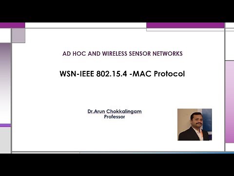 IEEE 802.15.4 in WSN -MAC Protocol- (EC8702-UNIT-3)- [Tamil]