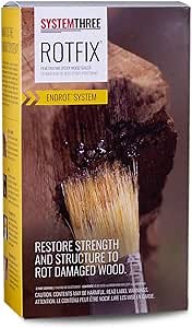 System Three Resins Rotfix Wood Restoration Rot Repair, 24-Ounce