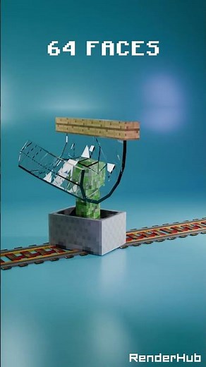 3D Minecraft Simulation in Blender