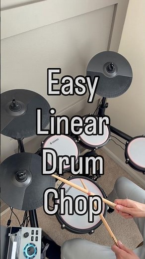 Linear Drum Chop Tutorial | Easy To Learn And Play #drumtutorial #drumchops #drums