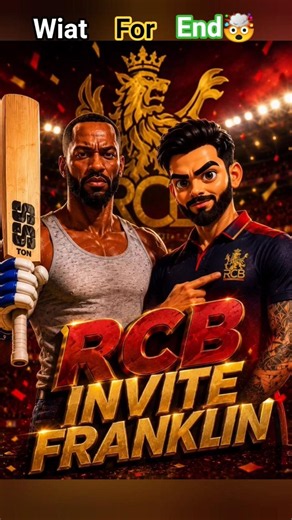 RCB Invite Franklin To Team 🔥🏏 | Franklin IPL Entry 😱#shorts