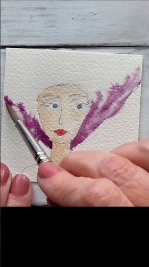 Painting a Watercolor Face | Beginner Friendly