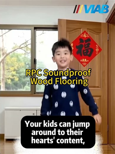 RPC sound-insulating wooden floor, which adds an RPC material layer as a sound insulation