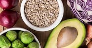 Vertical Video Healthy Eating Ingredients Fresh Vegetables Fruits and Superfood Nutrition Diet Vegan