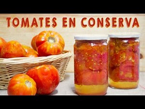 How to make natural tomato preserves.