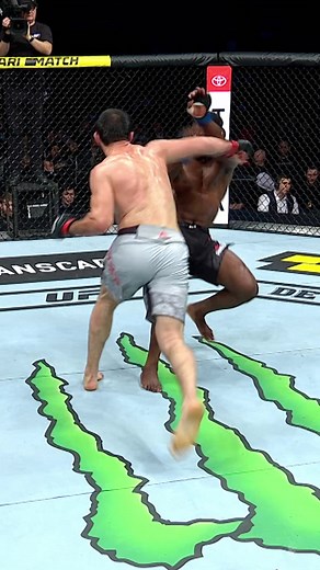 That’s some SERIOUS power! 😱 #ufc #magomedankalaev #knockout