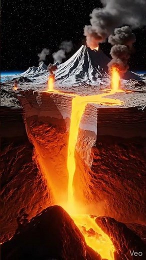 How do volcanoes erupt from ocean water?