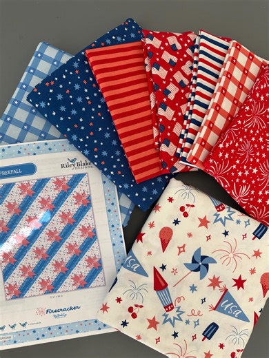 Firecracker Freefall Quilt Kit Riley Blake Quilt Kit 250th Anniversary Quilt - Etsy