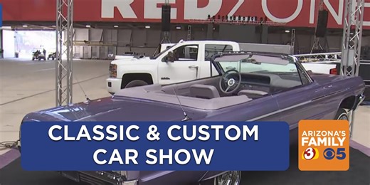 Previewing the custom and classic cars at the Arizona Super Show!