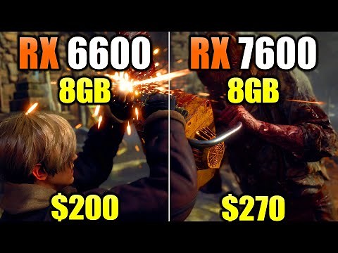 RX 6600 vs RX 7600 - How Much Performance Improvement?