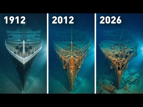 What the Titanic Looks Like in 2026 vs. 2012 vs. 1912 (Underwater Decay Simulation)