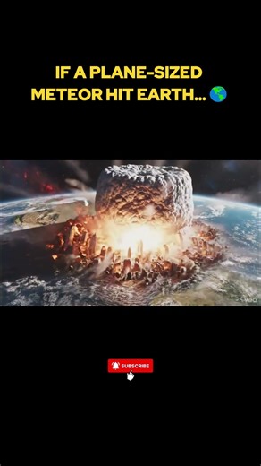 What Happens If a Plane-Sized Meteor Hits Earth? ☄️