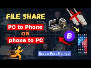 How to share File's PC to phone or phone to PC |File Kasay share kray without cabel@Tech with Shani