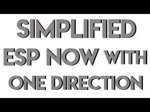 ESP32: How to setup ESP NOW for One Way Wireless Communication