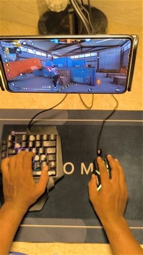 How to play free fire with keyboard mouse in mobile | ⌨️ 🖱📱 full setup without app no activation