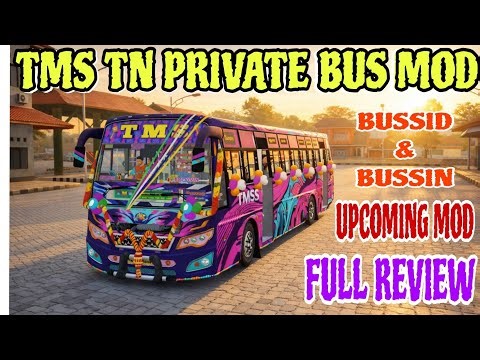 TMS TN PRIVATE BUS MOD FULL REVIEW|UPCOMING MOD|BUS SIMULATOR INDIA