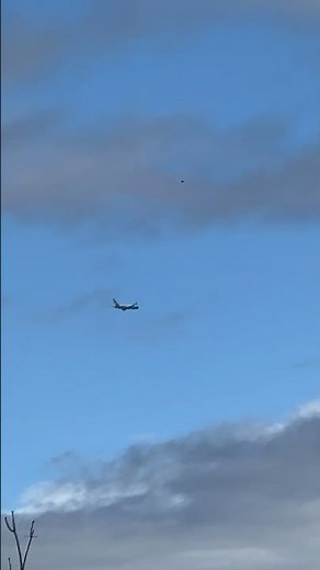 Rare Sight For Me! Air Force Boeing C-32A Practicing Over My Area! #military #plane #airforce