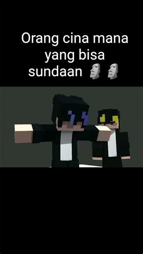 orang cina mana yang bisa sundaan #minecraft#memes#subscribe #prisma3d