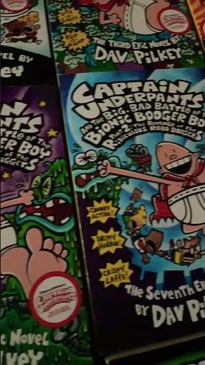 My Captain Underpants collection of all the 12 books