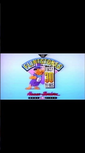 Hanna-Barbera Home Video: The Flintstones 30th Anniversary variant logo