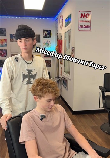 @keatonsaltaccount is to funny #tyzcutz #barber #menshaircut #hairinspo #menshair