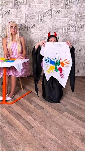 The Foot Painting Trick! 🎨👣