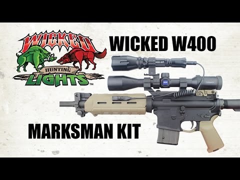 Wicked Lights Marksman W400 Hog and Predator Night Hunting Light