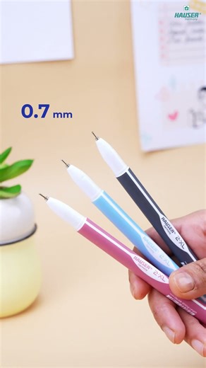 Hauser 2 XL Ball Pen | Extra-Long Writing with Jumbo Refill & Sleek Minimal Design