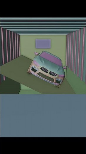 Workbench to Render result #blender3d #automobile