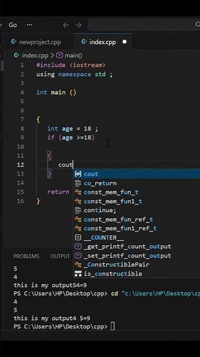 Beginner C++ Program in VS Code Part 6 🔥 #cpp #programming