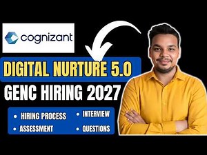 Cognizant Digital Nurture 5.0 | Cognizant Hiring 2027 | GenC , GenC Next | Complete Process