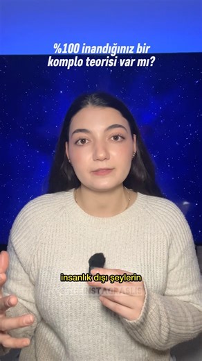 Do you have a conspiracy theory that you believe in 100%?