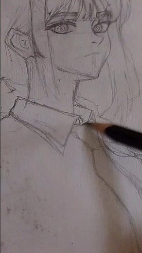 I Tried To Draw Makima From Chainsaw Man|shorts |anime drawing